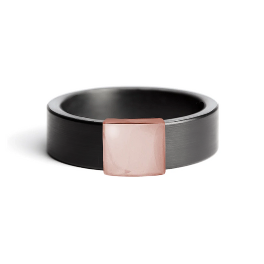 Everyday Outdoors Gunmetal 7mm 14kt Rose Gold Barrel Band