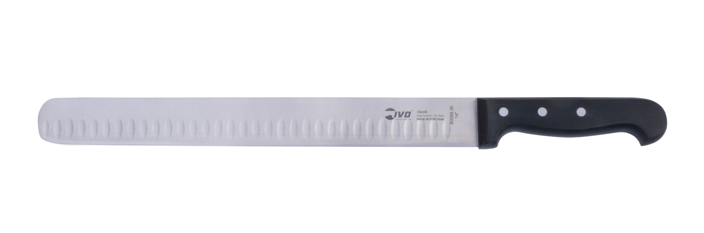 IVO® Classic Plus 14" Black Extra Wide Slicer with Grantons