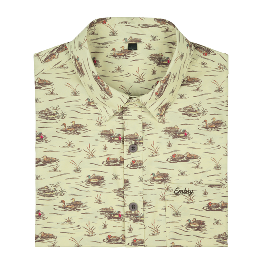 Embry Outdoors Performance Button Up - Ducks