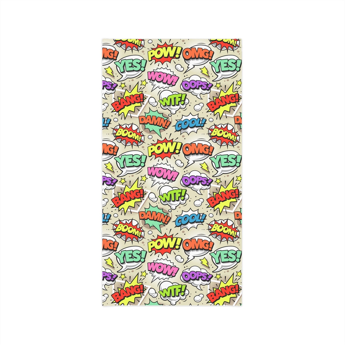 Texas Rigged Tees Comic Pop Art — Unisex Neck Gaiter (SPF 50+)