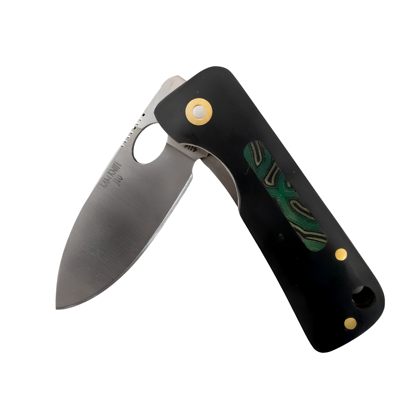 Kam Knife – J10 - Black G Micarta Handle - Pocket Knife