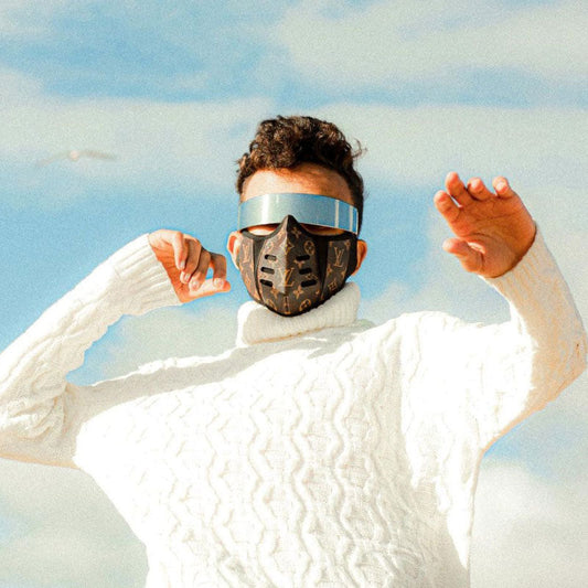 zeroUV Futuristic Retro Mirror Wrap Around Shield Sunglasses 8762