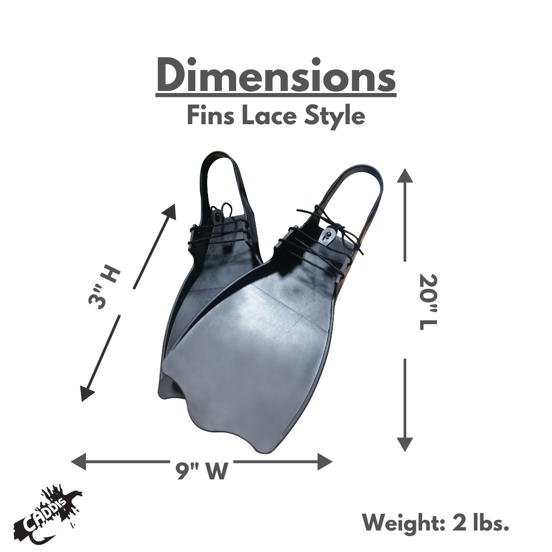 Caddis Sports Fins Lace Style