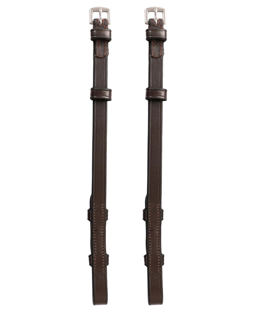 Bridles & Reins ExionPro Bridle Cheek Pieces With Hook Fastening - Matching Stitching