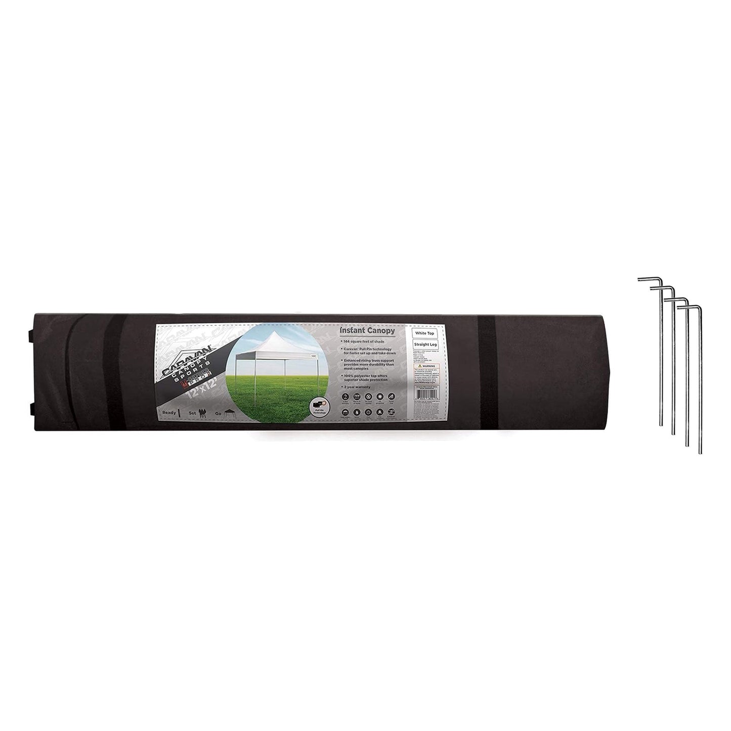 Caravan Canopy CVAN21208100010 M Series Pro 2 12 x 12 Foot Straight Leg Canopy