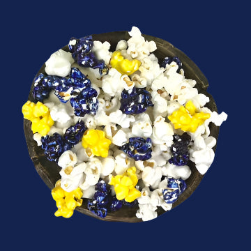 Midtown POP Dark Blue & Yellow Team π π βΎοΈ π β½οΈ Gourmet Popcorn