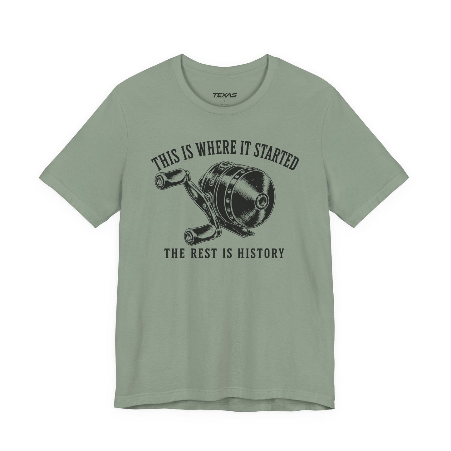 Texas Rigged Tees This Is Where It Started — Unisex Cotton Tee
