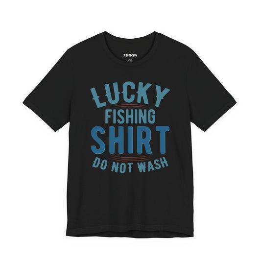 Texas Rigged Tees Lucky Fishing Shirt — Unisex Cotton Tee