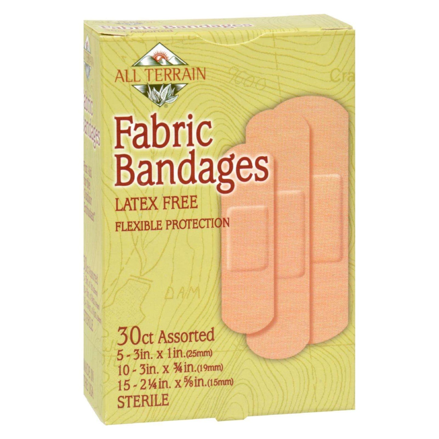 All-Terrain Assorted Bandages for Adventures (Pack of 30)