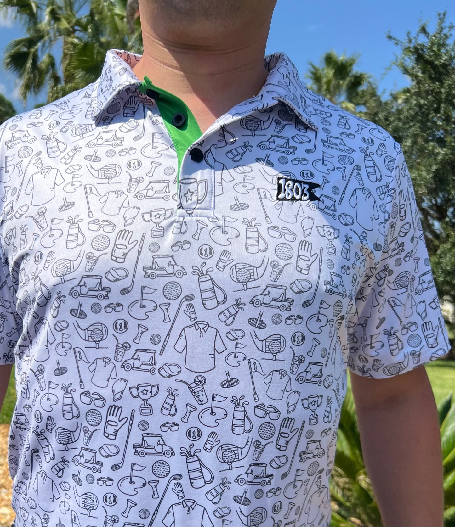 1803 Golf Doodle Polo