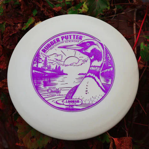 Gotta Go Gotta Throw Lightning Loonar Glow Rubber Putter Golf Disc