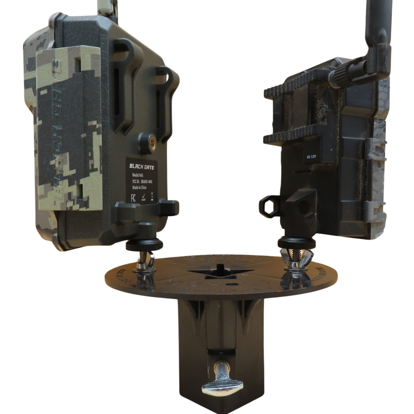 Shop Thermal Optics T Post Mount 2 Cameras (no articulating arms, just hardware for mounting 2 cameras)