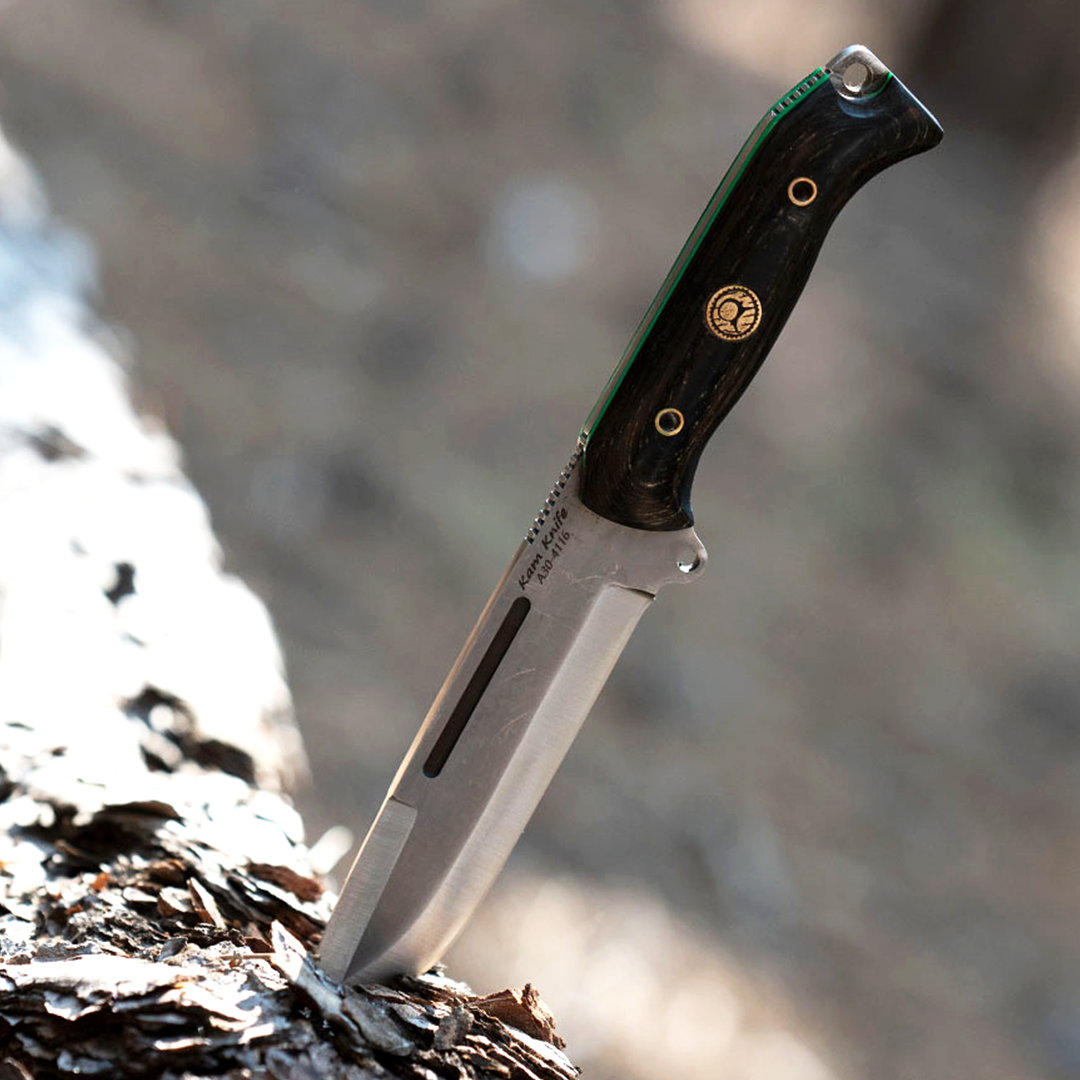 Kam Knife – A30 - Black Handle - Fixed Blade