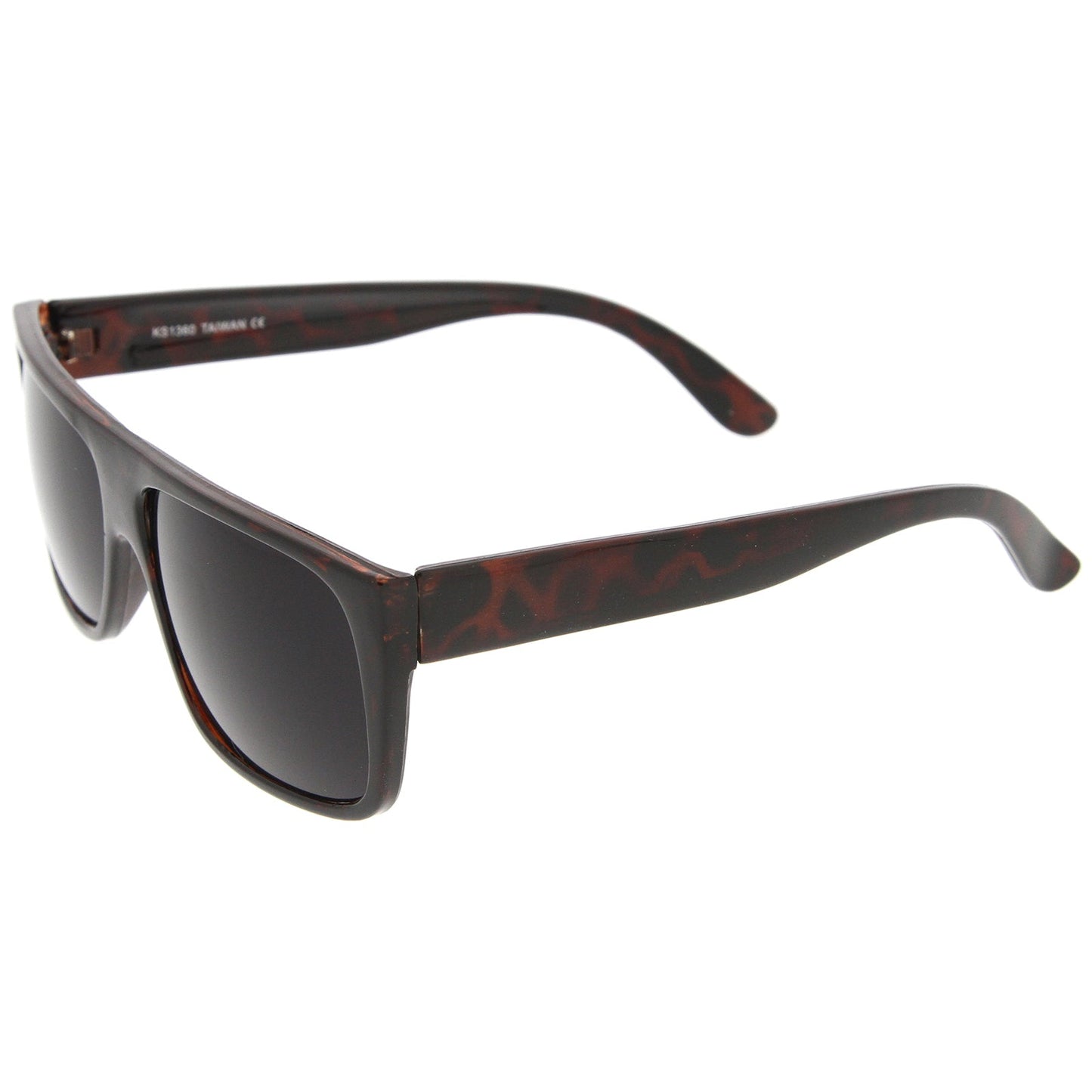 zeroUV - Mens Retro Super Flat Top Aviator Square Sunglasses 8685