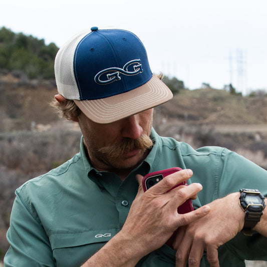 GameGuard -Deep Water Cap | TriColor | Stone MeshBack