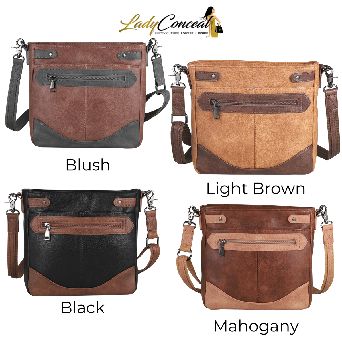 Concealed Carry Addison Crossbody by Lady Conceal
