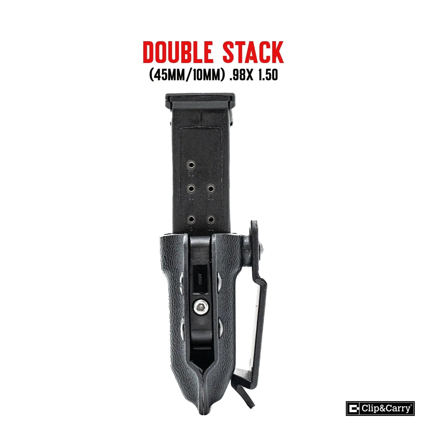 Clip & Carry Adjustable Kydex IWB/OWB Mag Holder
