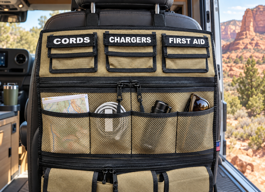 Overland Gear Guy Adventure Ready 3 Seat Organizer