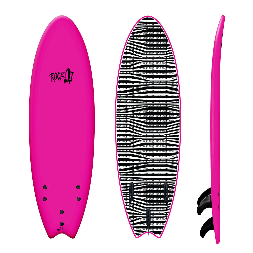 Rock-It Surf 6' ALBERT FISH Surfboard