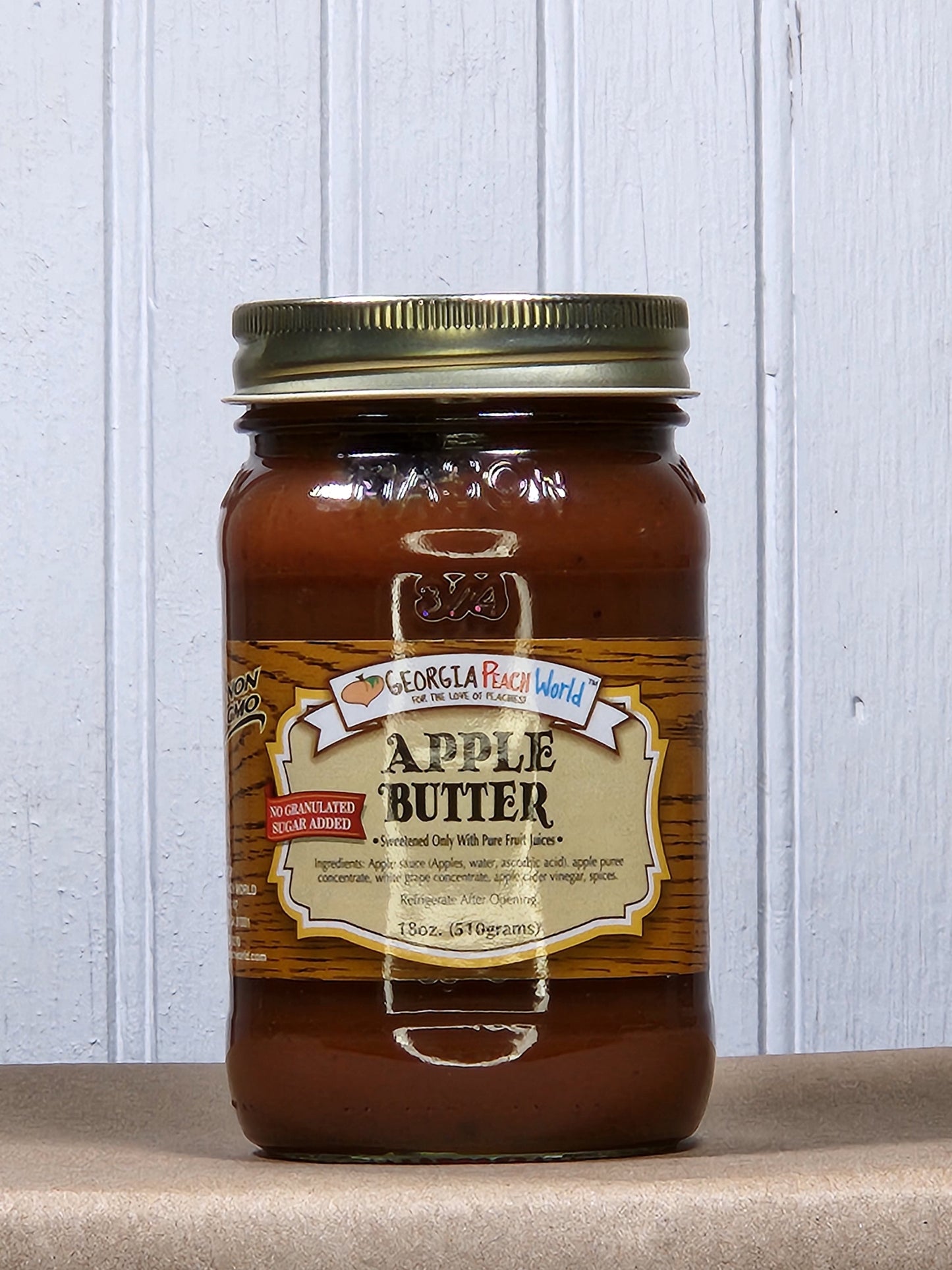 Georgia Peach Apple Butter - No Sugar Added