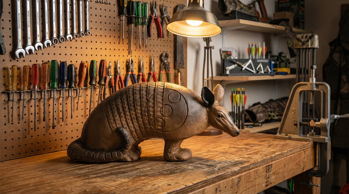 BIGshot Archery Real Wild Competition Armadillo Archery Target with EZ Pull Foam
