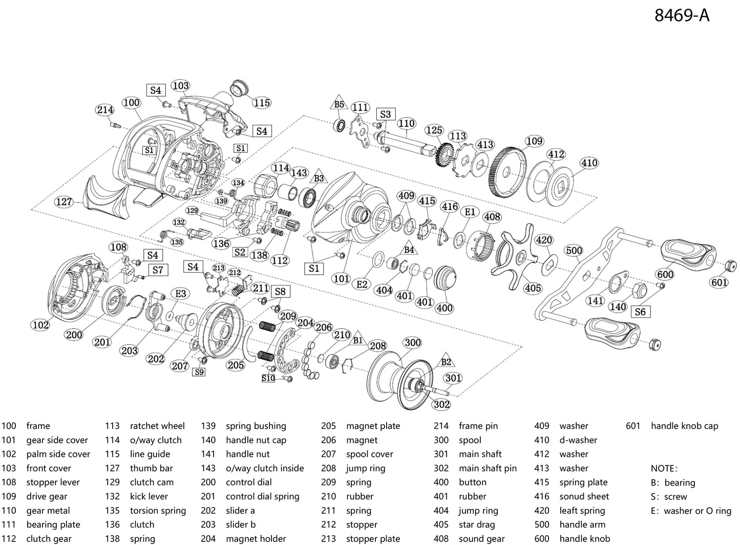 Ardent Tackle Arrow Flipping Reel - 7.0:1 RH