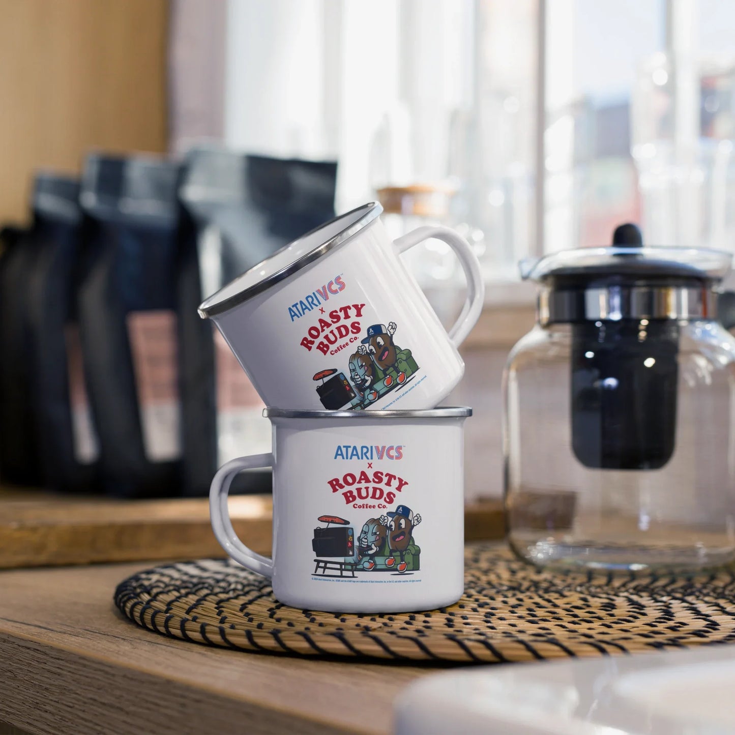 Roasty Buds Atari VCS™ x Roasty Buds Camping Mug