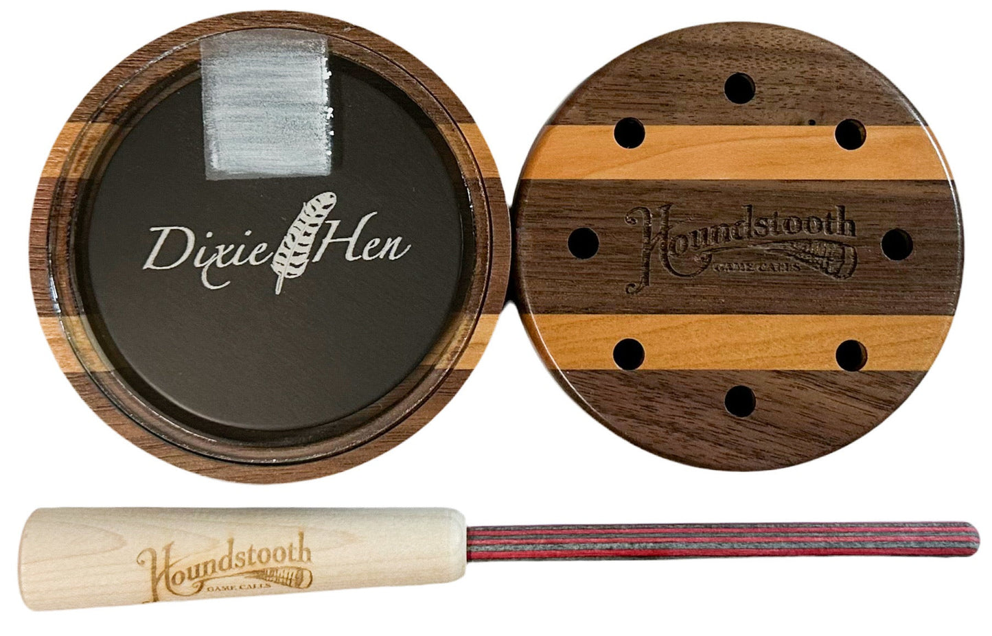 Houndstooth Dixie Hen Glass Turkey Call