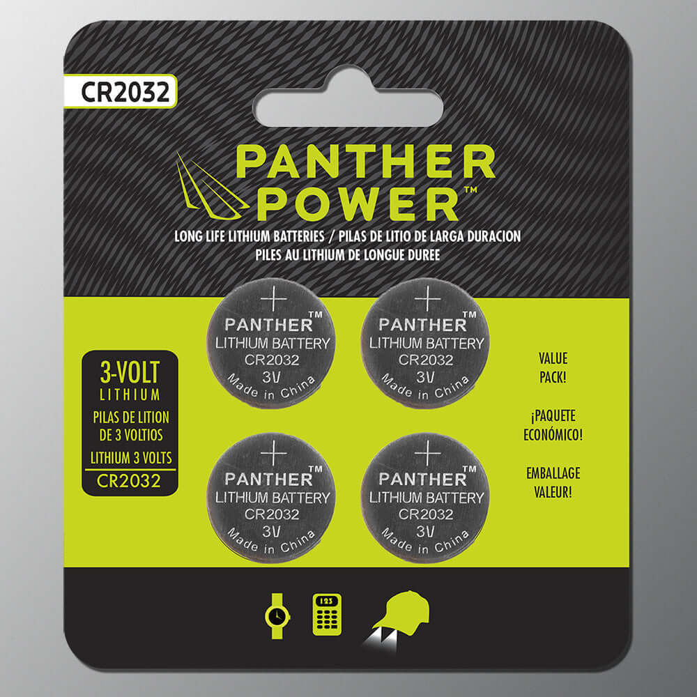 Panther Vision Panther Power CR2032 4-Pack Batteries