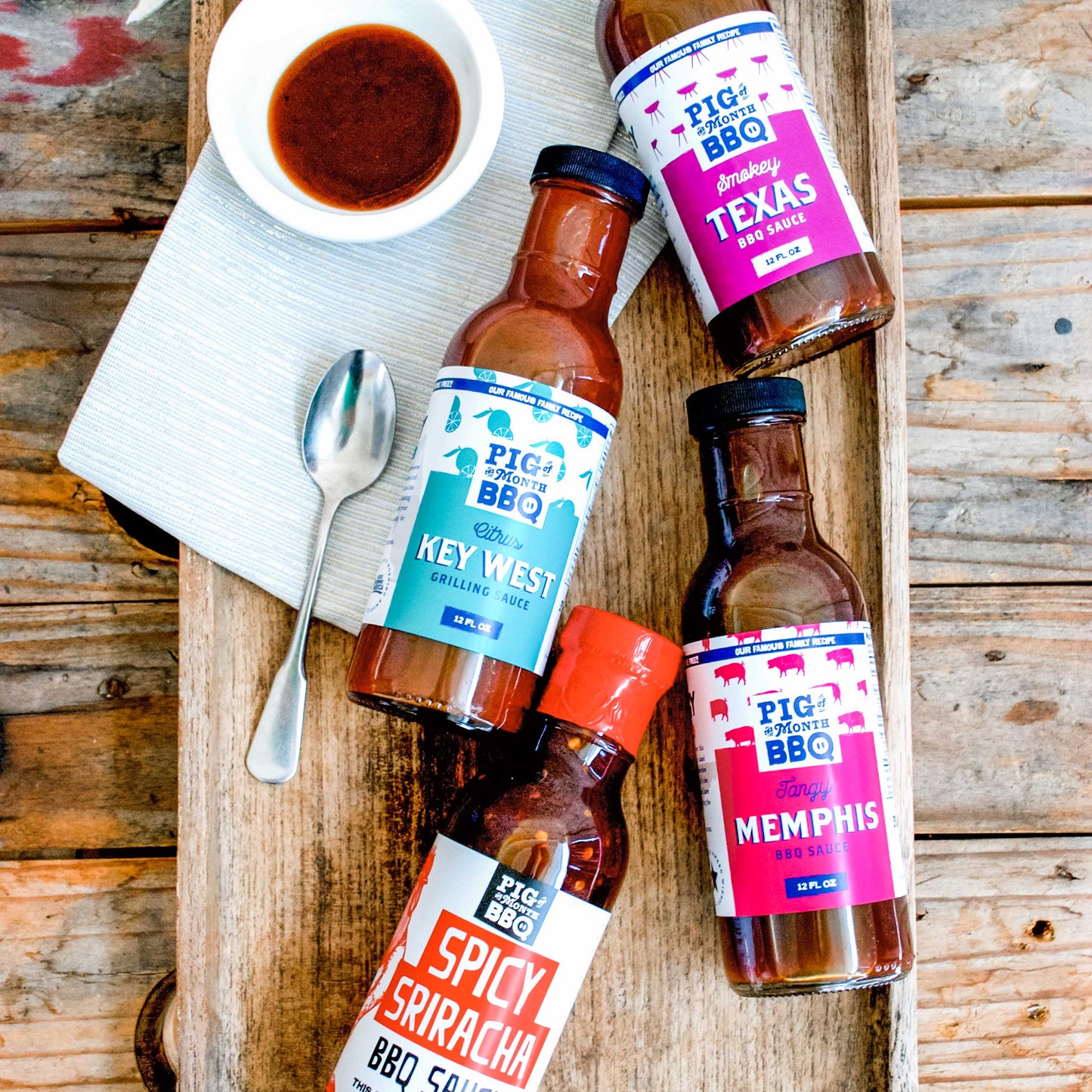 Pig of the Month BBQ Sauce Sampler Gift Set