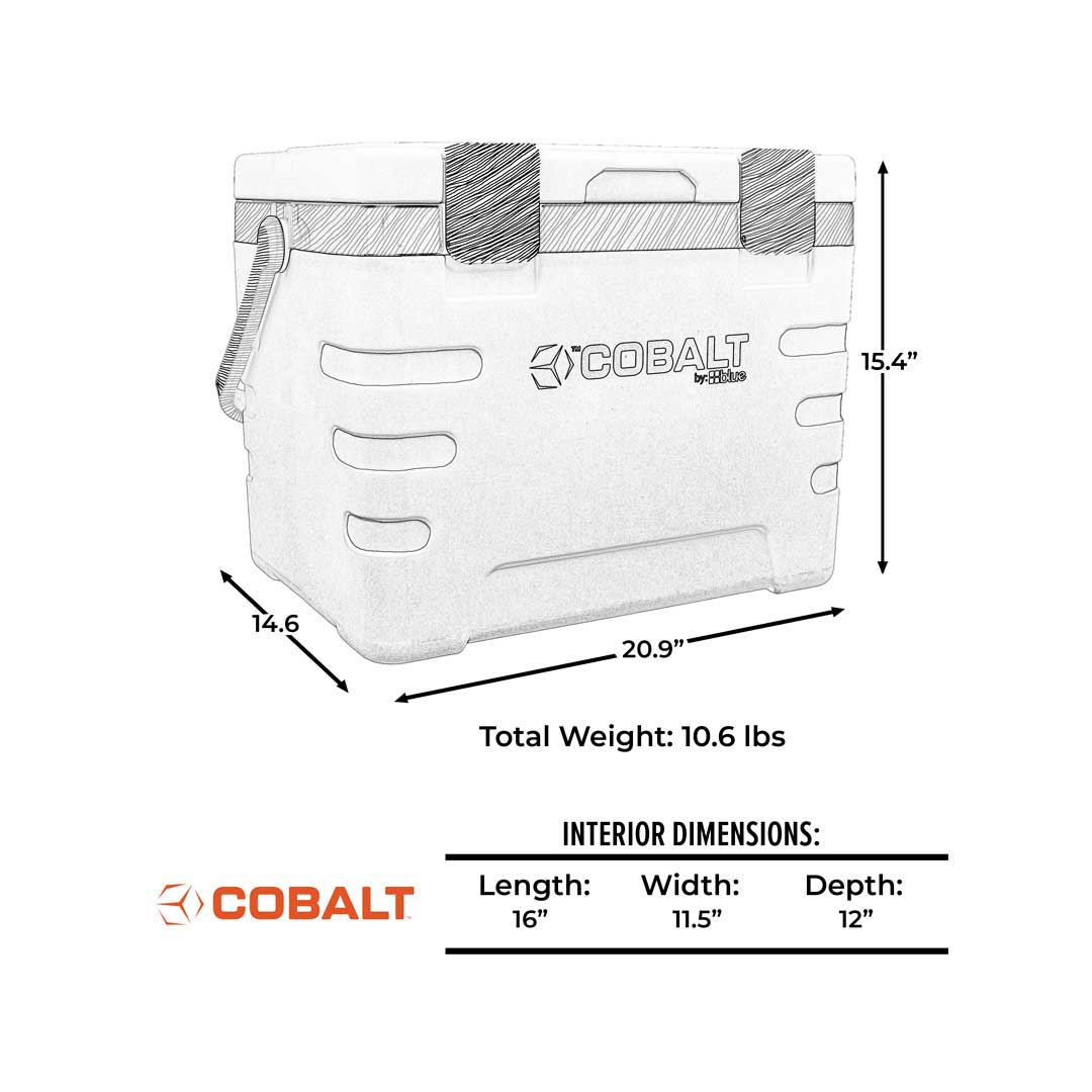Caddis Sports Cobalt 37 Quart Weekender Cooler
