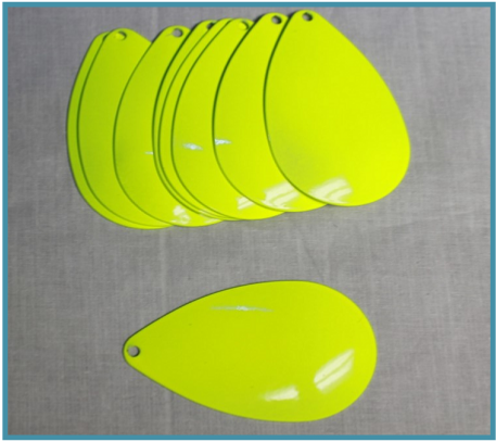 Tackle Industries Bucktail Blades - Chartreuse