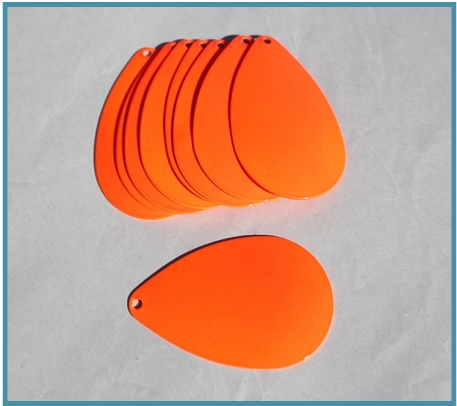 Tackle Industries Bucktail Blades - Orange