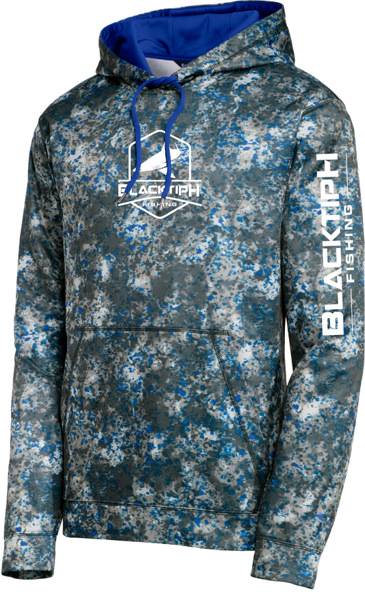 BlacktipH Mineral Freeze Fleece Hooded Pullover - Royal