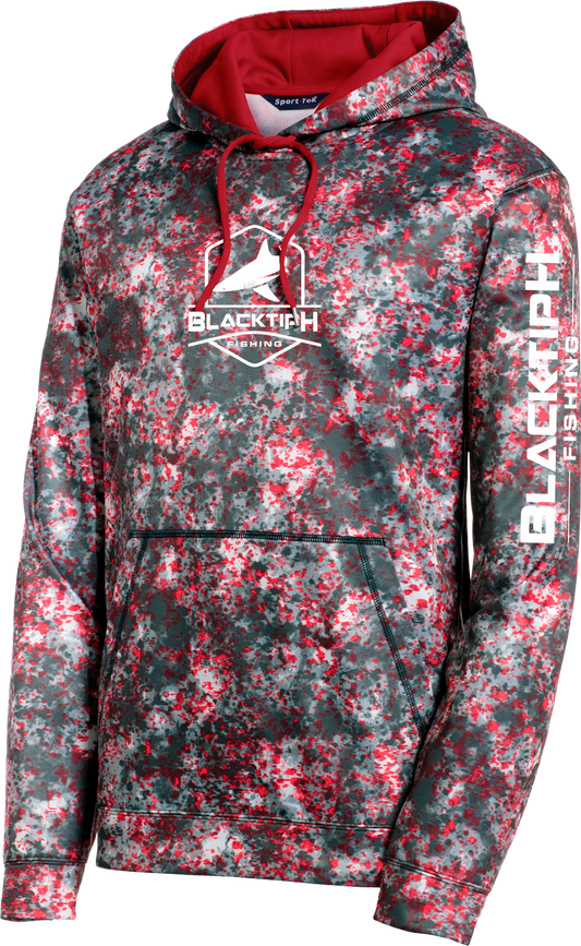 BlacktipH Mineral Freeze Fleece Hooded Pullover - Deep Red