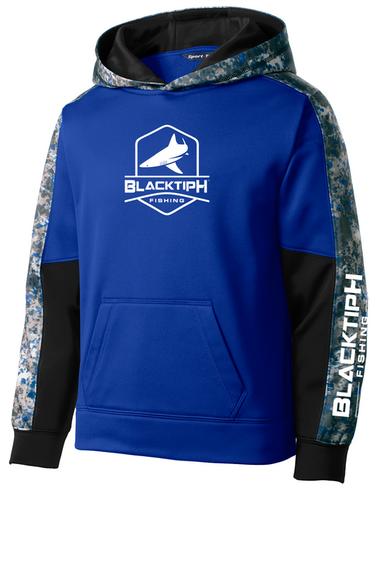 BlacktipH Youth Mineral Freeze Fleece Hooded Pullover - Royal