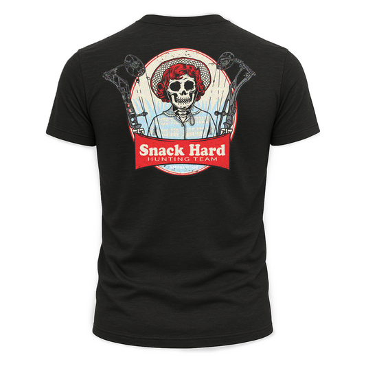 Bow Crew Apparel "Snack Hard Hunting Team" Tee