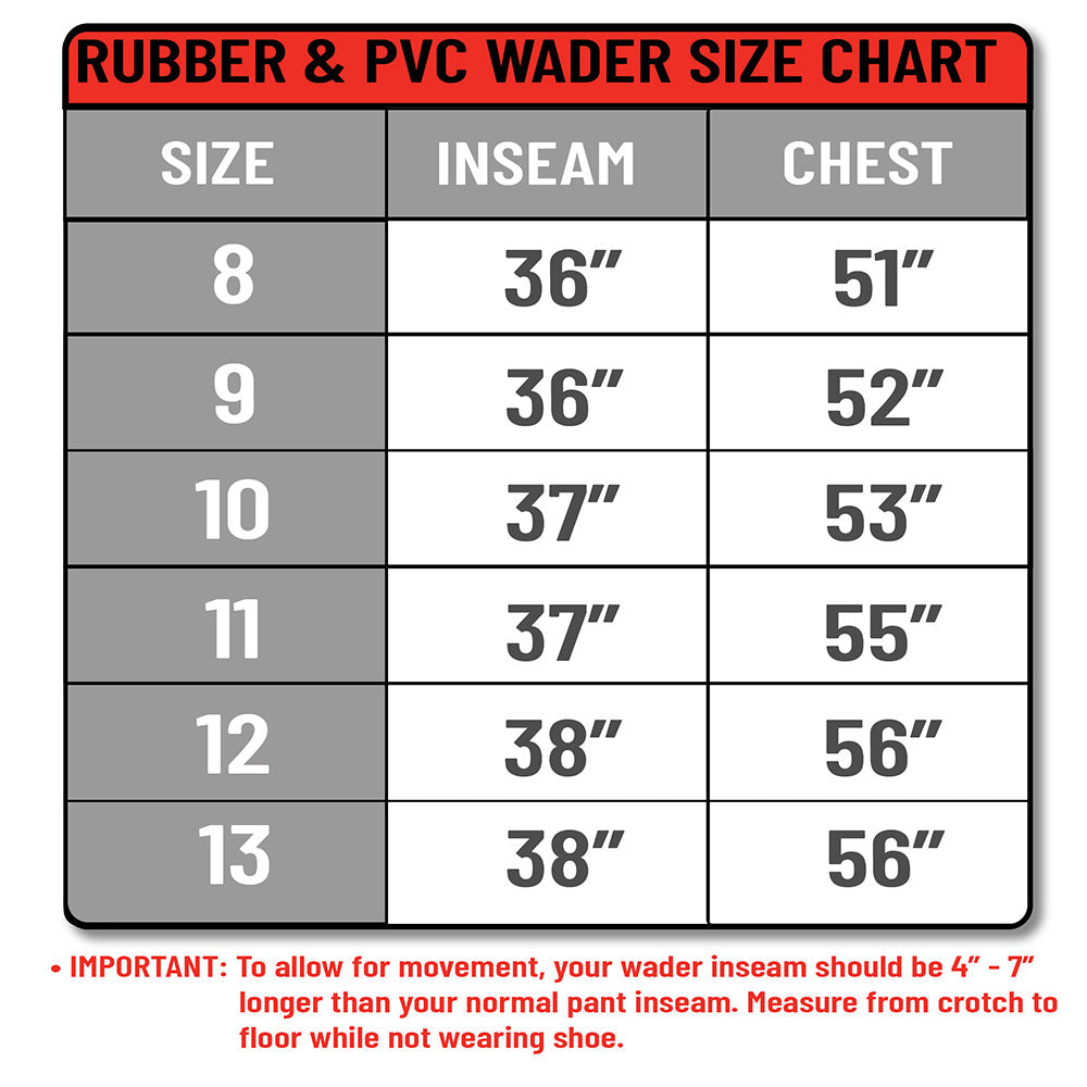 Paramount Outdoors Slipstream PVC Bootfoot Chest Wader - Felt
