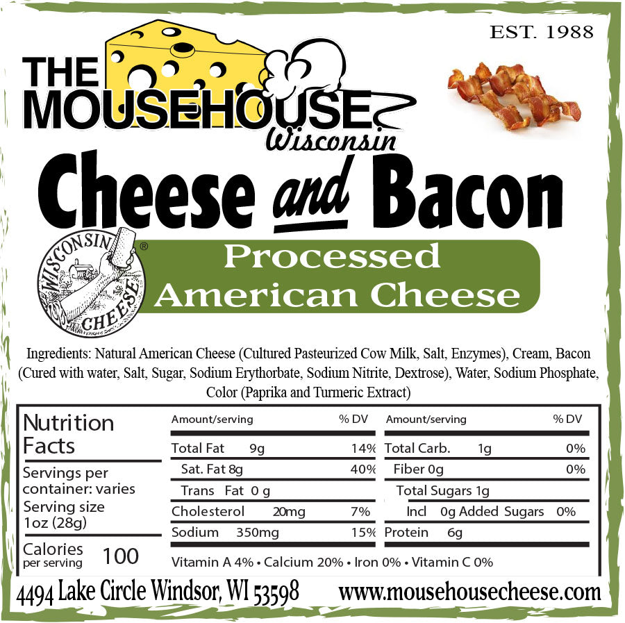 Mousehouse Cheesehaus Cheese and Bacon