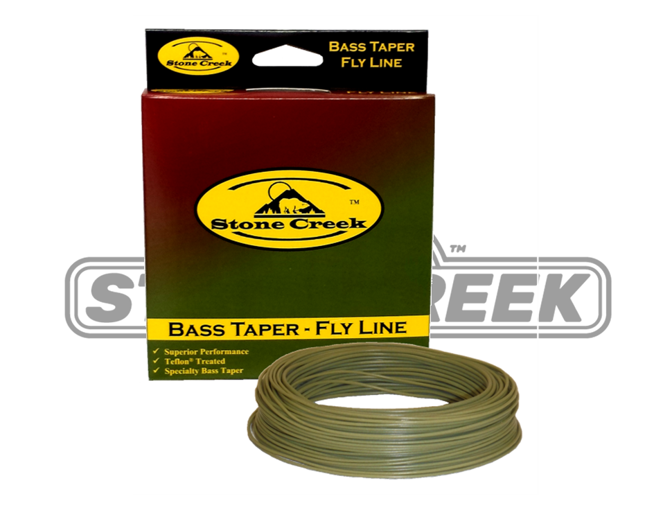 Stone Creek Bass Taper Fly Line - Moss