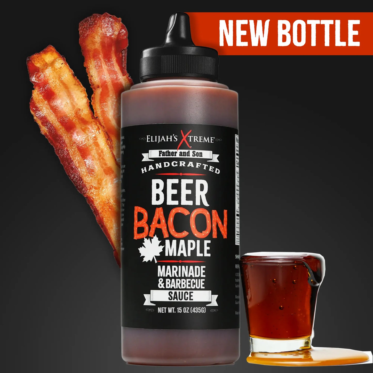 Elijah's Xtreme Beer Bacon Maple BBQ Sauce
