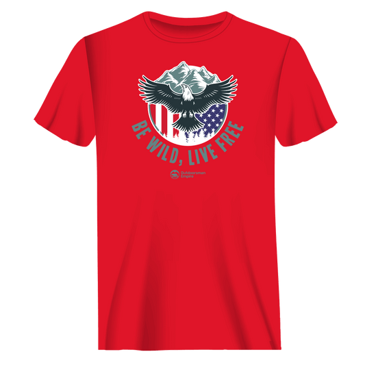 Outdoorzees Be Wild Be Free Man T-Shirt