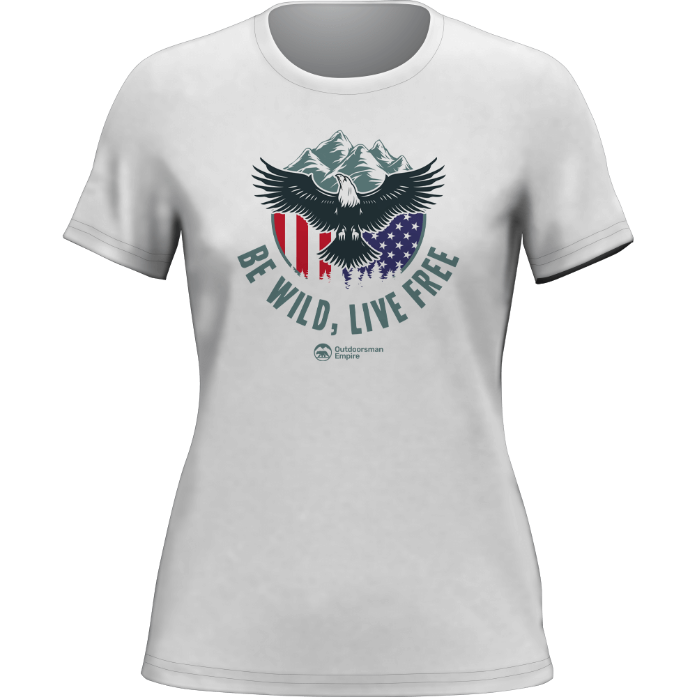 Outdoorzees Be Wild Be Free T-Shirt for Women