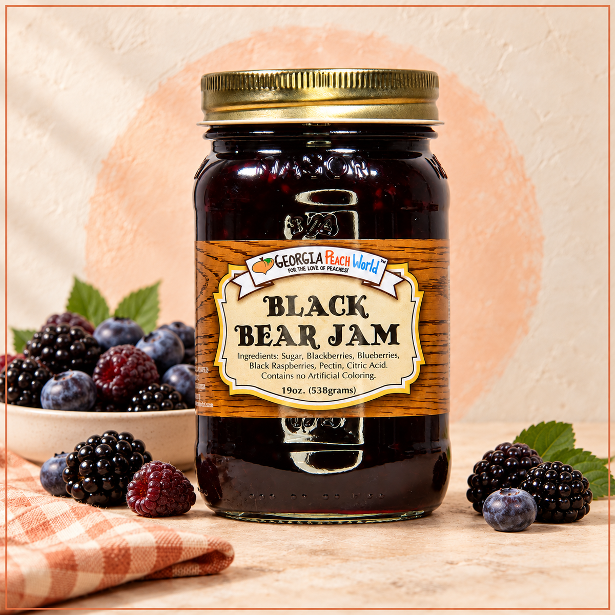 Georgia Peach Black Bear Jam