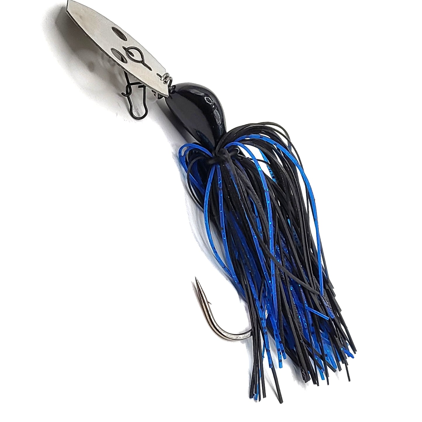 Just Lures Fishing Chatter Jig - Black / Blue