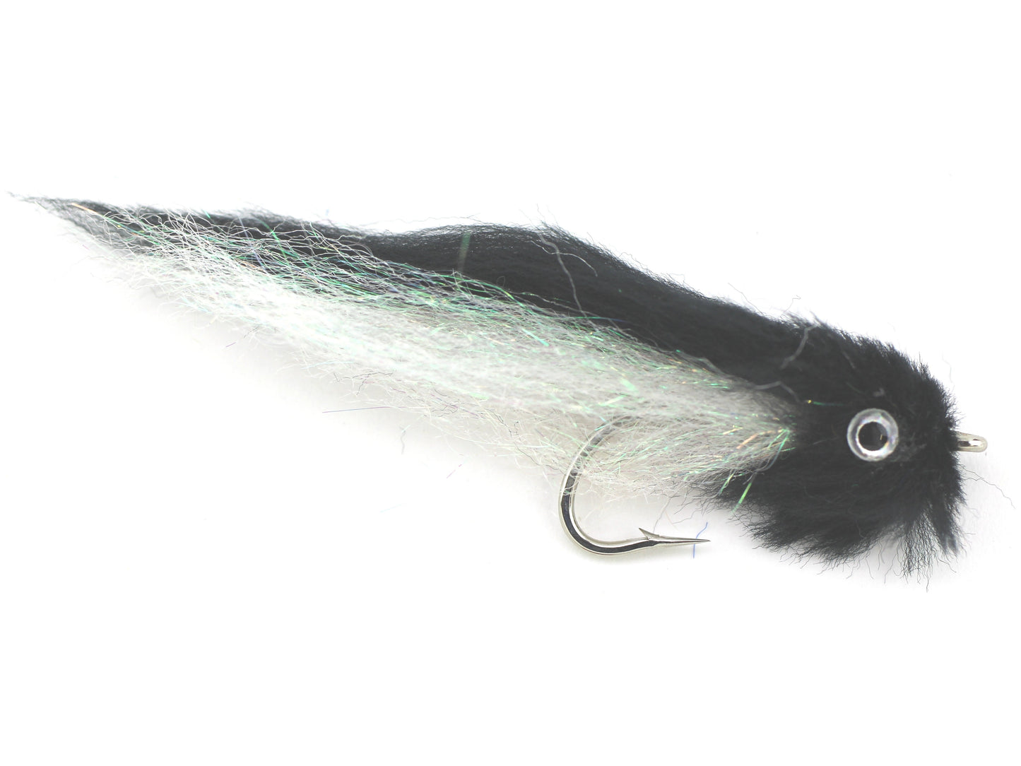 Wild Water - Black and White EP Fly, size 2/0, Qty. 2