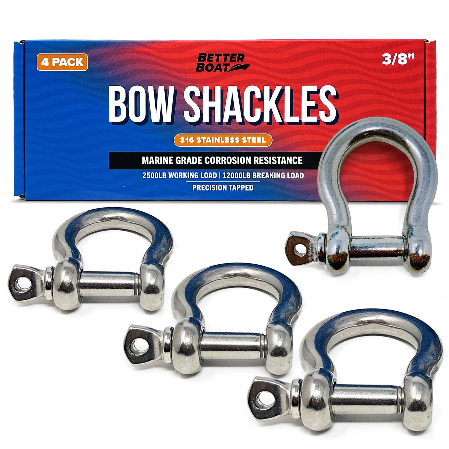 Better Boat - Stainless Steel Bow Shackles
