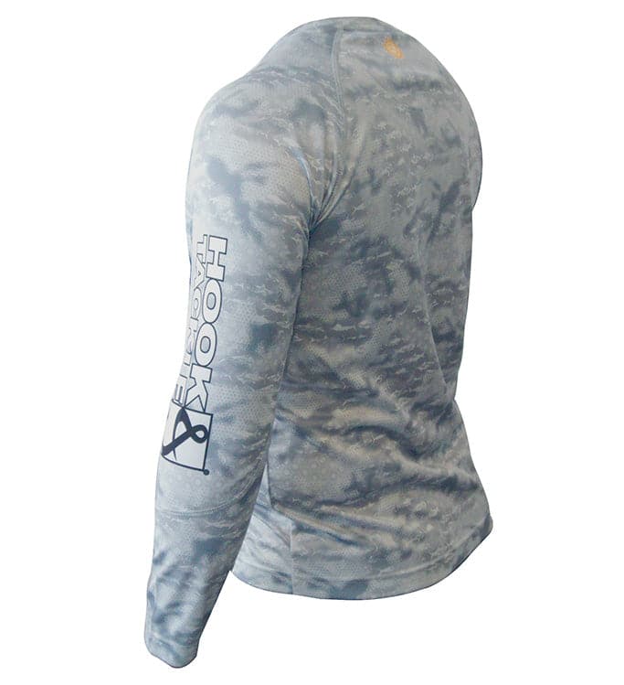 Hook & Tackle Youth Fish Fractal UV Fishing Shirt (8-20)