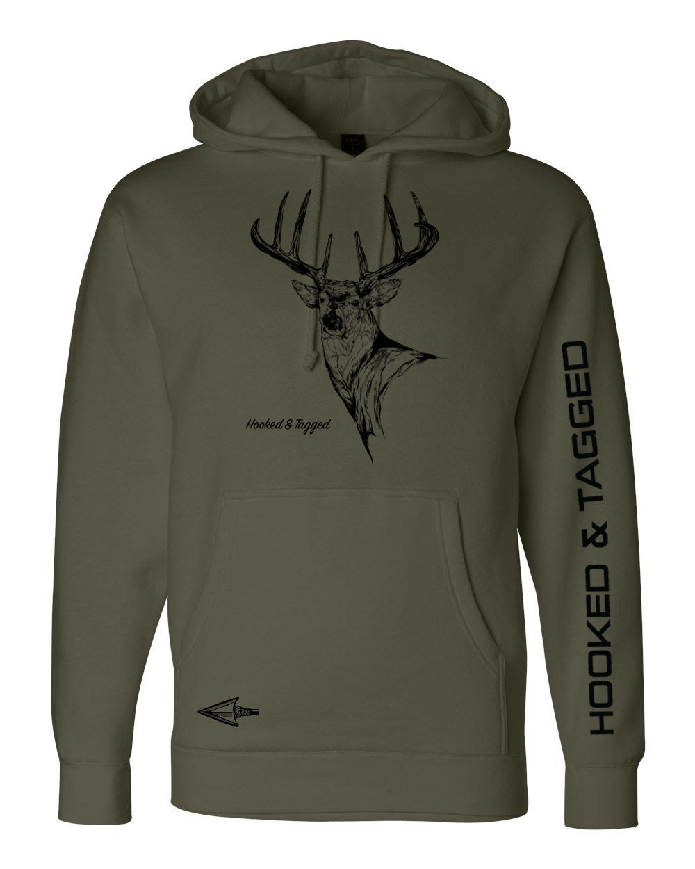 Hooked & Tagged - Buck Hoodie