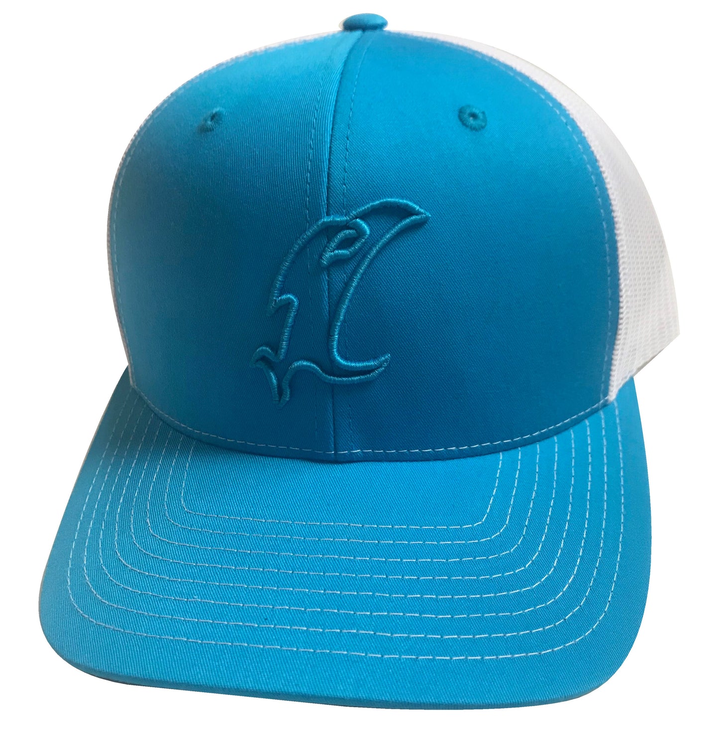 Vicious Fishing "Vic" Outline Ocean Blue Adjustable Hat